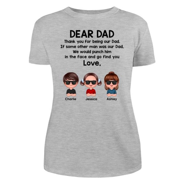 Dear Dad From Doll Kids Funny Father‘s Day Gift For Dad Personalized Shirt Sale - Image 3