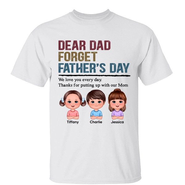 Forget Father‘s Day Retro Doll Kids Personalized Shirt Online