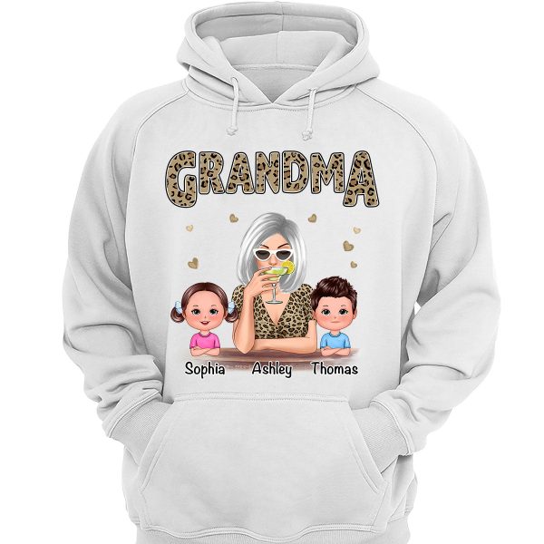 Leopard Shirt Grandma Grandkids Personalized Shirt Fashion - Image 3