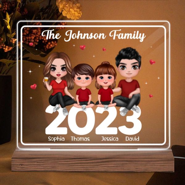 Family Sitting 2023 Personalized Custom Shape LED Night Light LED Lamp Cheap - Image 5