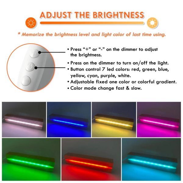 Mom You Are The World Multiple Photo Personalized Horizontal Rectangle Acrylic Plaque With LED Night Light Online now - Image 4