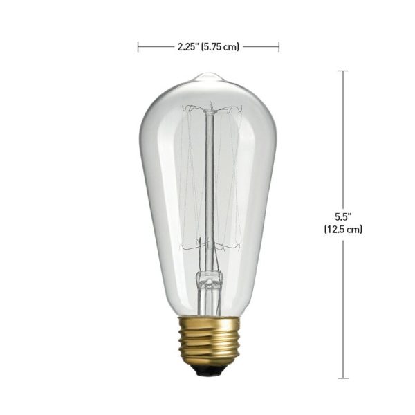 313242 40 Watt, A19 Incandescent Dimmable Light Bulb, Warm White (2700K) E26 Medium (Standard) Base (Set of 12) MRM4209 Fashion - Image 4