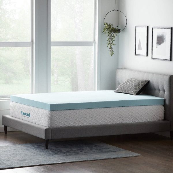 4  Mattress Topper Gel Infused Memory Foam 1731AH Online Sale - Image 2