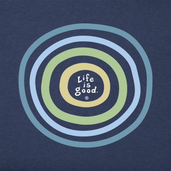 Life Is Good : Men s Concentric Crusher Tee For Cheap - Image 2